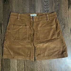 Madewell ribbed skirt